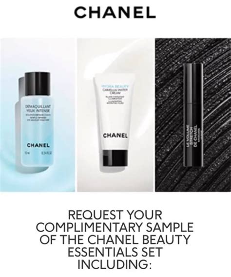 chanel sample sale|Chanel free sample.